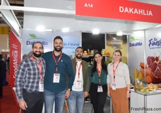 Sara Hatem (second to the right) and the exposing team of Dakahlia. The company grows a variety of crops in Egypt on 20,000 acres of land, mainly for export markets.