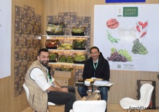 Sherif Attia (right), president of Green Egypt, exporter of a wide range of fresh produce.