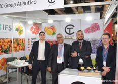 Martin Boga, Walid Hassan, Fady Adly and Tito Rodriguez from the Spanish company TC Group Atlantico.