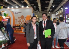 Ahmed Ghonim and Mohamed Essam from the Egyptian exporter of fresh produce Fruit Link.