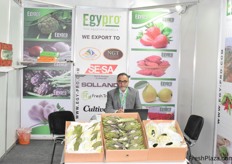 Yasser Salloum of Egypro, exporter of various fruits and vegetables.