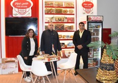 Fatma Mohamed, Tamer Samir, and Ahmad Salama from Five Stars Dates. The company had a good market for Egyptian dates in Morocco and Saudi Arabia.