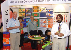 Neil Barker, Managing Director of BGP International, with to his left Allen Jenkin and to his right Gurdip Singh.