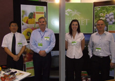 The team of New Zealand Gourmet, with Satoshi Fukuda, Paul Martin, Amanda Brake and John Scott.