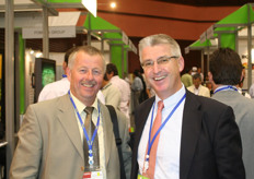 Andre Boon of AJB's Fruitbox and Willem Kokkeel of Jin Jin