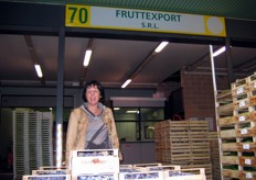 Mariella Cracco by stand 70 (Fruttexport) - Cherries, apricots, export products.