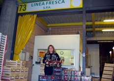 Rossana Morando by stand 73 (Linea Fresca) - Radicchio and cut-fresh vegetables.