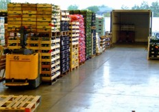 Veronamercato: loading customers' trucks.