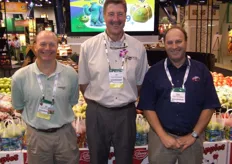 Tim Evans, Jim Busche and Terry Braithwaite of Chelan Fresh Marketing.