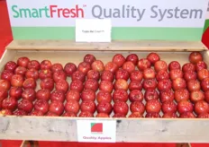 By tasting these apples, visitors could experience the freshness of a SmartFresh apple.