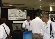 The booth of CSG Chain Store Guide.