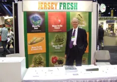 Ronald E. Good in the booth of Jersey Fresh.