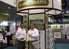 Sloan Lott (right) of Bland farms.