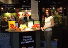 Samantha Winter of The Florida Tomato Committee.