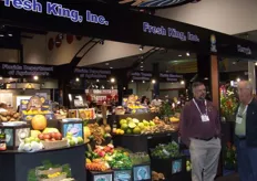 The booth of Fresh King.