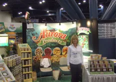The booth of Aurora Products.