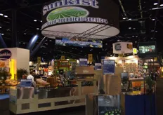 The booth of Sunkist.