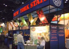 The booth of New York State.