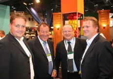 Arjan Keizer of Mooy Logistics, Willem Baljeu of Frugi Venta, Peter Schumacher of Valstar and Hein Deprez