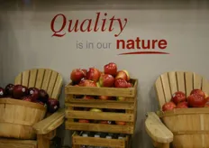 The slogan of BC Tree Fruits: 'Quality is in our nature'