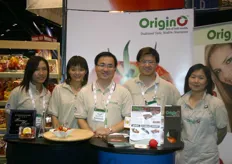 The team of Origino with on the left communications officer Connie Cheng