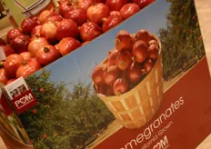 A beautiful presentation of POM pomegranates