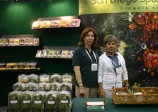 Maria Llano of San Diego Specialty Produce and her colleague