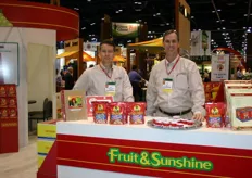 Jim Eggenberger and his colleague Joe of Sun-Maid Growers