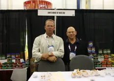 RAy Evans of Ann's House of Nuts and his colleague
