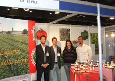 Alessamino Tonietti, Fabio Ravera, Francesca Siccakro and Luca Ravera of Le Vele.