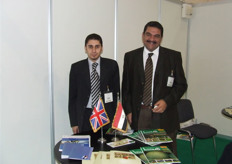 Amr El Tonsy and Rafik Hamdy Mohamed of HEIA, Horicultural Export Improvement Association from Egypt.