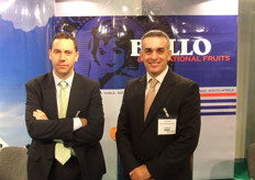 Jorge García Polop, director of Marketing of Bollo International Fruits, and colleague