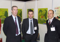 Mark Verhoef of Daily Fresh, Jan Engelen of Veiling Hoogstraten, and Bruno Van Vaerenbergh of Belgian exporter Vanco.