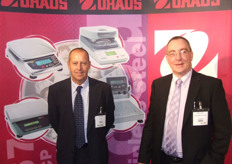 Specialized weighing and QA equipement from Ohaus, with Dave Cooke and Martin Course.