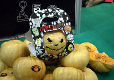 Special packaging for pumpkins during halloween