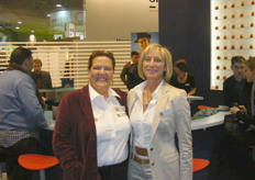 Dawn Gray and Greta Knapen of Enza Fruit