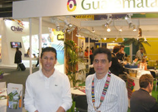 Estuardo Arriaga (left) and Fernando Farfán of OroFarms from Guatemala