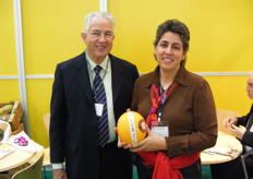 Mr Prado and Adriana Prado of Brazilian melon exporter Itaueira