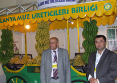 The Alanya Muz stand was totally decorated with bananas.