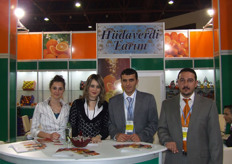 Ayhan Merpez (r) and his colleagues of Hüdaverdi Import-Export.