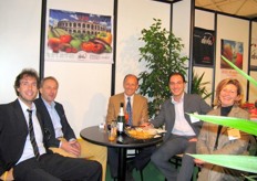 A delegation of APO SCALIGERA s.c.a.r.l. From left to right: Gianluca Fossati, Franco Dal Reno, Silvio Ermini, Leonardo Placchi, Emanuela Bianchi.