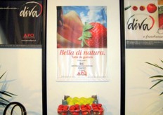 The prestigious brand DIVA (stand APO Scaligera) for strawberries.