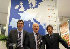 A delegation of GF Group. From left to right: Gilberto Rossi, Renato Ferrario, Paolo Mauti.