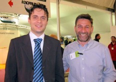 Michele Bianco and Angelo Zaninelli of The Greenery Italia, in visit to the fair.