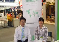 Global gap representative Zhey Xin and Mrs. Ly Hai Long Exportmanager of Ticay Bao Thanh Co.c Ltd Vietnam