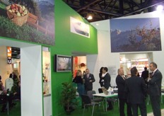 The impressive booth of MacFrut Italy.