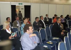 The audience during the cogress: 'competing pressures for land and foodmiles'