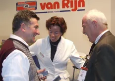 And again van Rijn Export company. They made their booth a meeting point for their clients.