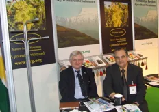 A promoting team of the Kurdistan Region represented by Dr. Anwar A. Abdullah and his Scottish colleague.
