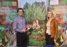 Laura Drew and Jon Chinery of the English growers organiation NFU